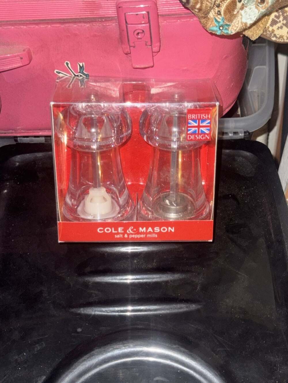 Cole & Mason 505 Acrylic Salt & Pepper Mills Set